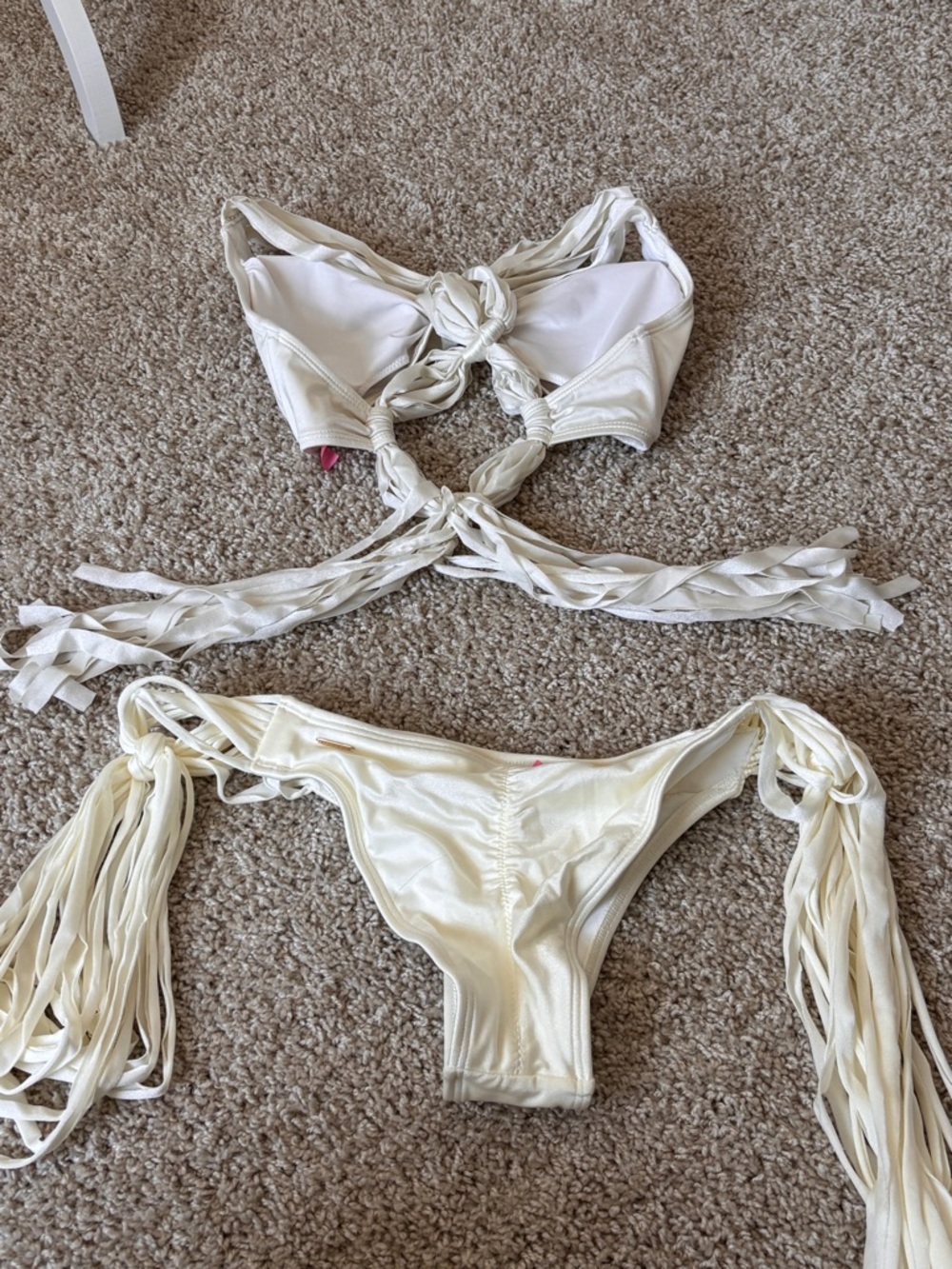 Victoria's Secret Fringe BoHo Bikini Set sz Medium - Picture 5 of 6